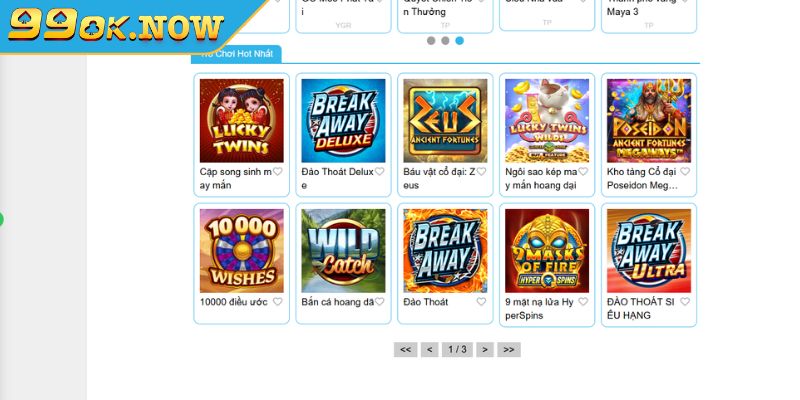 Nổ hũ MG 99OK sảnh cược đỉnh cao cùng cơ hội trúng lớn 4 Top game nổ hũ MG hấp dẫn nhất tại 99OK